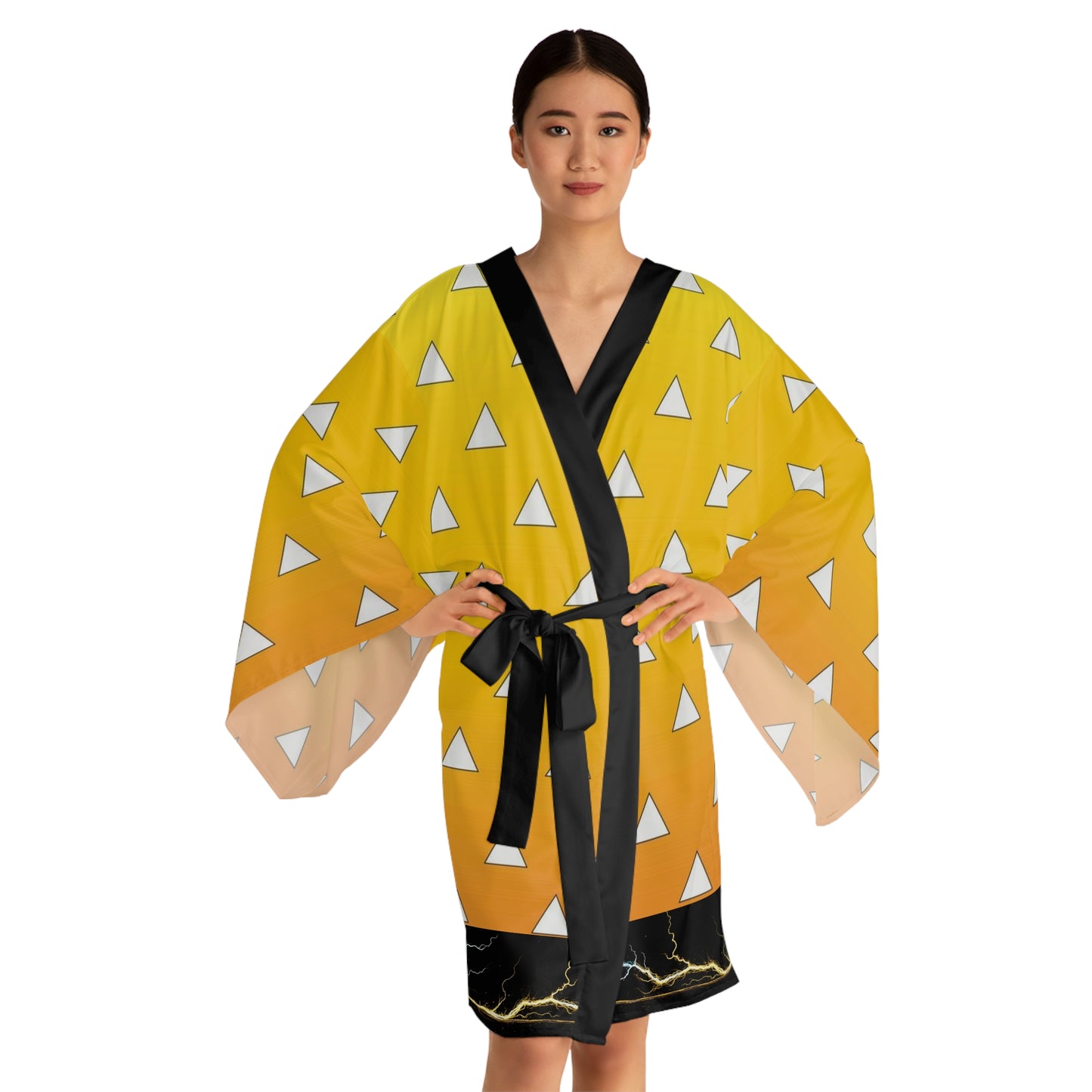 Lightening Urokomon Kimono Robe