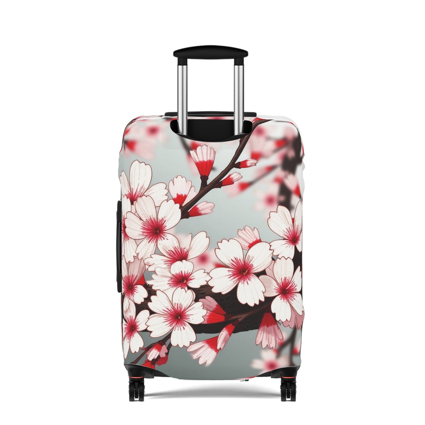 Cherry Blossom Luggage Cover – Stylish Travel Accessory for Trendy Adventurers