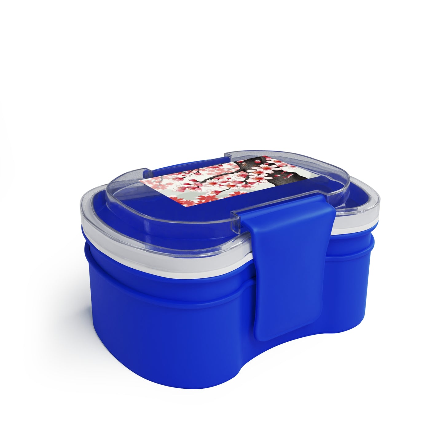 Elegant Cherry Blossom Two-Tier Bento Box – Perfect for Lunch On-the-Go