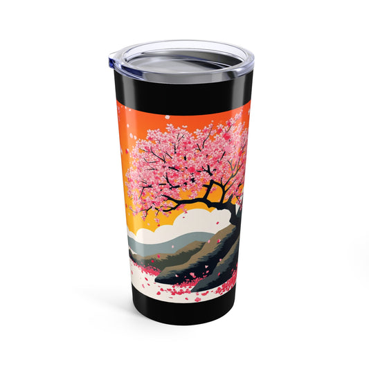 Cherry Blossom 20oz Tumbler - Vibrant Travel Mug for Nature Lovers