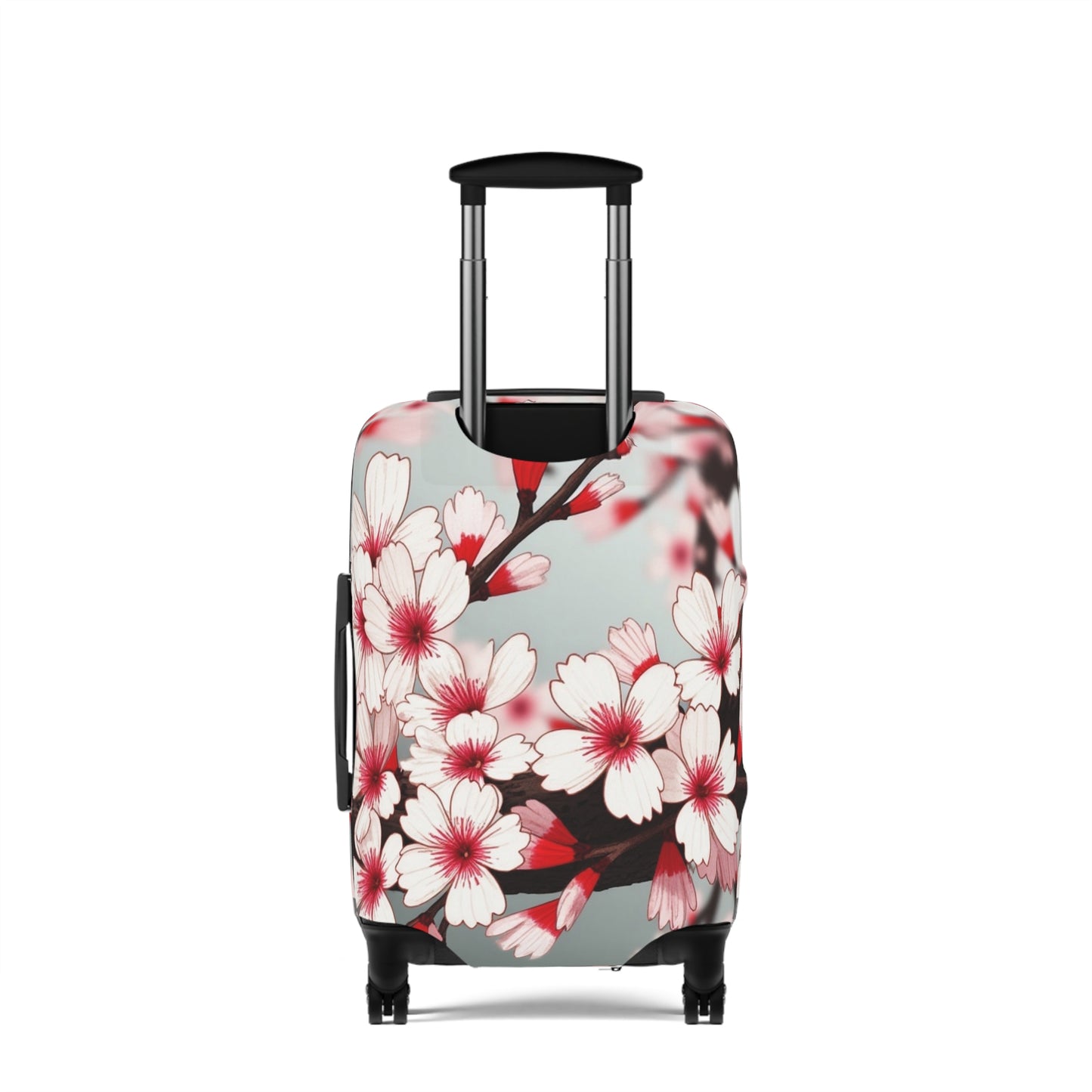 Cherry Blossom Luggage Cover – Stylish Travel Accessory for Trendy Adventurers