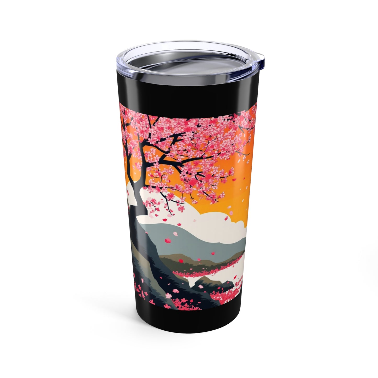 Cherry Blossom 20oz Tumbler - Vibrant Travel Mug for Nature Lovers