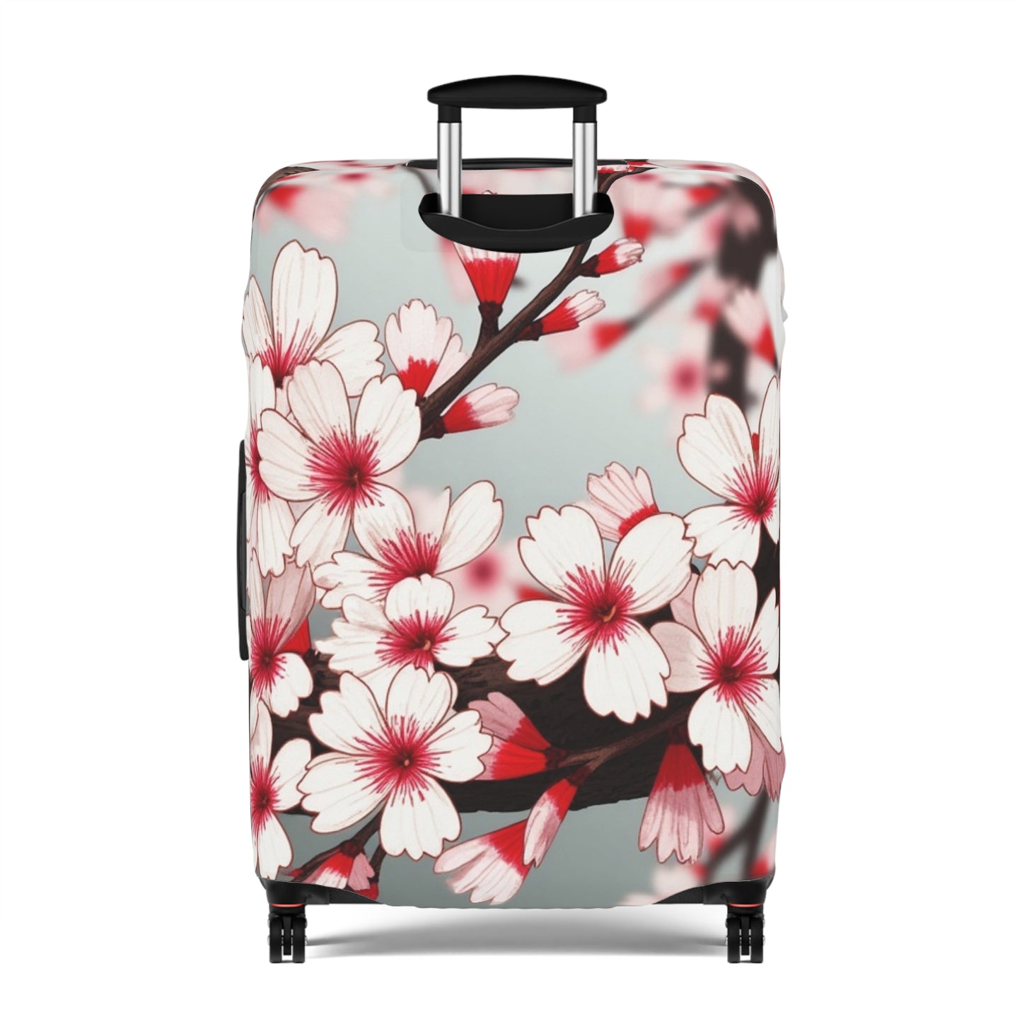Cherry Blossom Luggage Cover – Stylish Travel Accessory for Trendy Adventurers