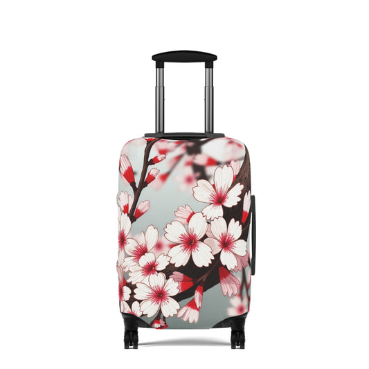 Cherry Blossom Luggage Cover – Stylish Travel Accessory for Trendy Adventurers