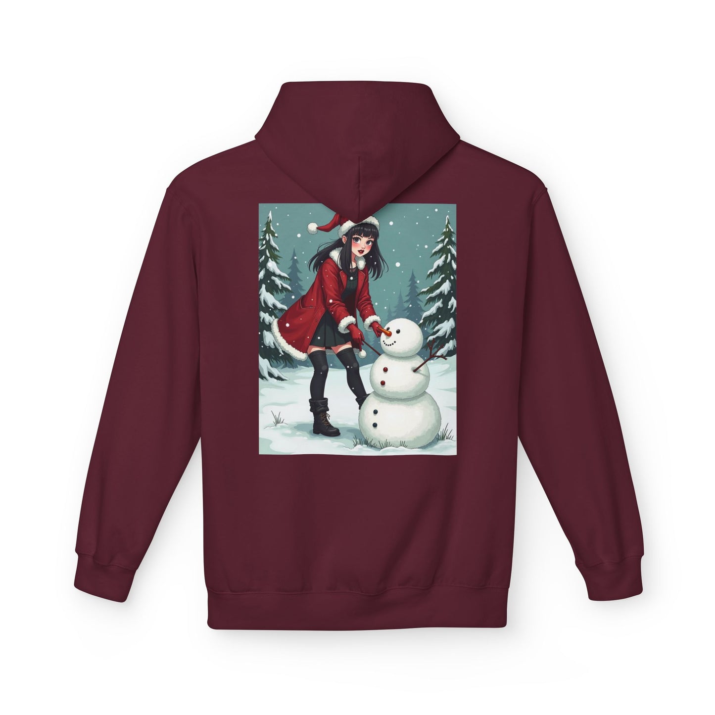 Gothic Holiday Fleece Hoodie