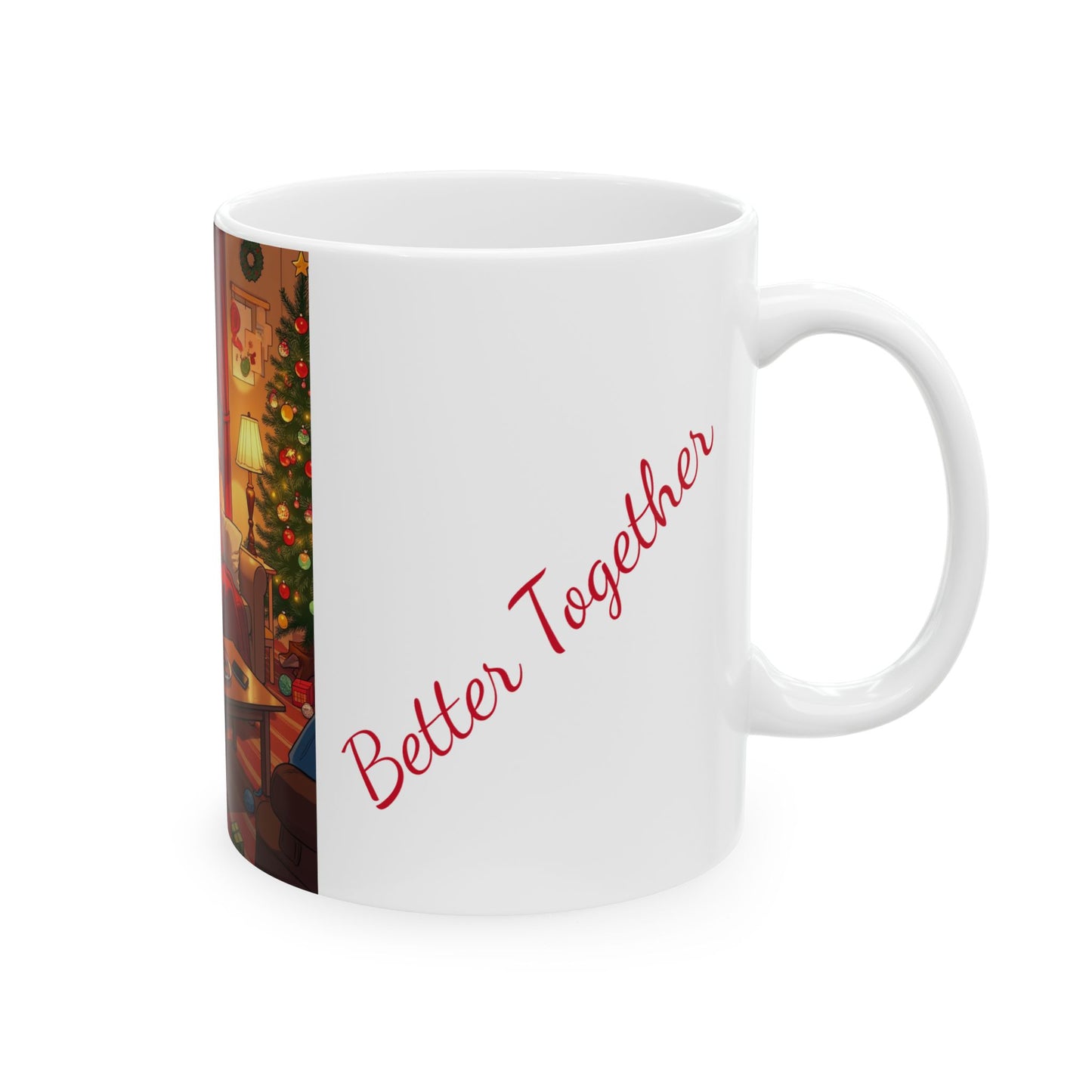 Holiday Togetherness Ceramic Mug, (11oz, 15oz)