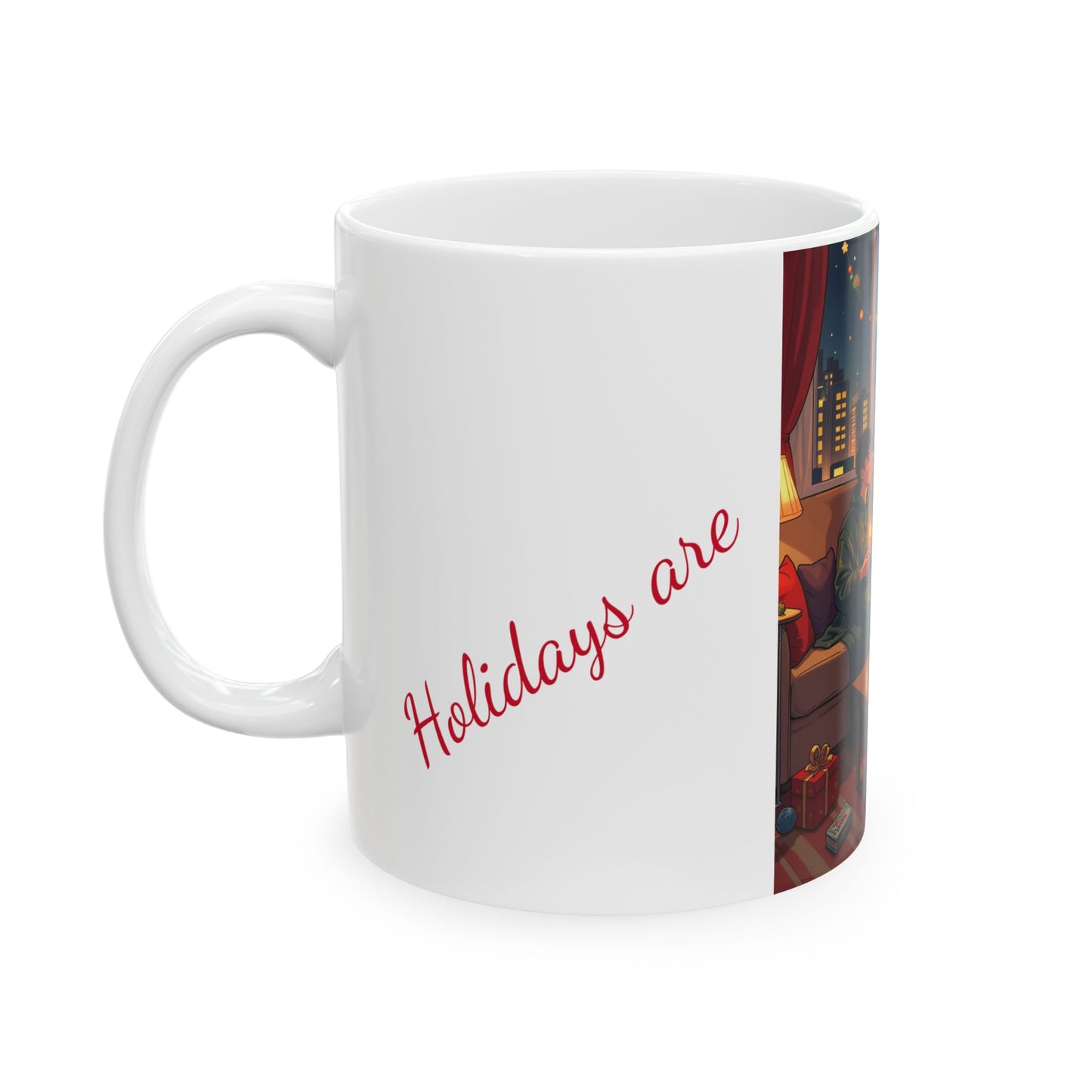 Holiday Togetherness Ceramic Mug, (11oz, 15oz)